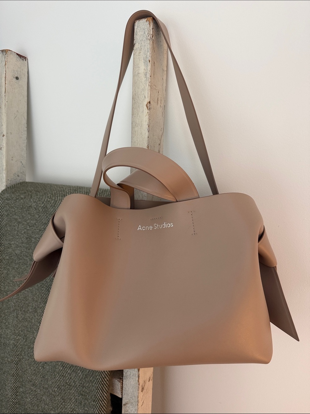 Acne Studios Musubi Tote in Taupe